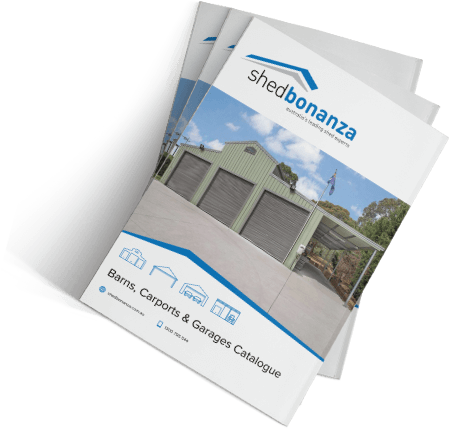 Open our Carports, Garages & Barns Catalogue